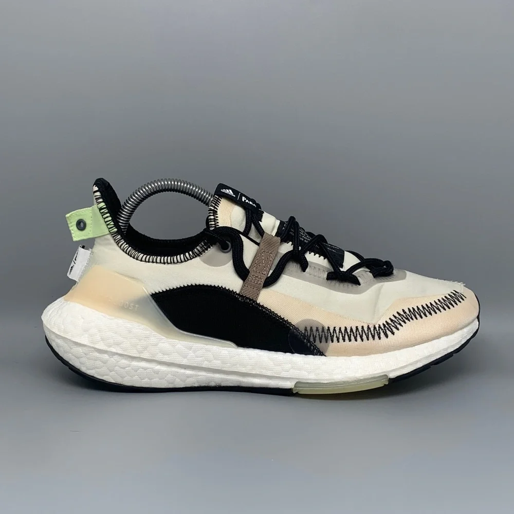 Adidas Ultraboost 21 x Parley Grey Brown Running Shoes Men's Sz 8 Women's Sz 9‎